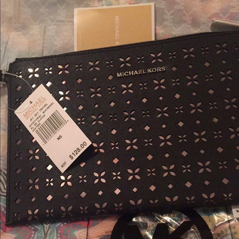 Michael Kors XLarge Clutch. New, never used!